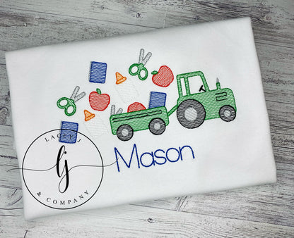 School Supply Tractor