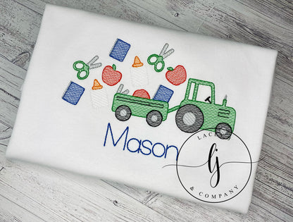 School Supply Tractor