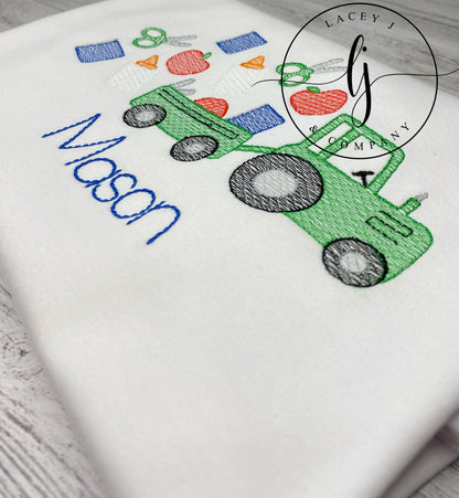 School Supply Tractor