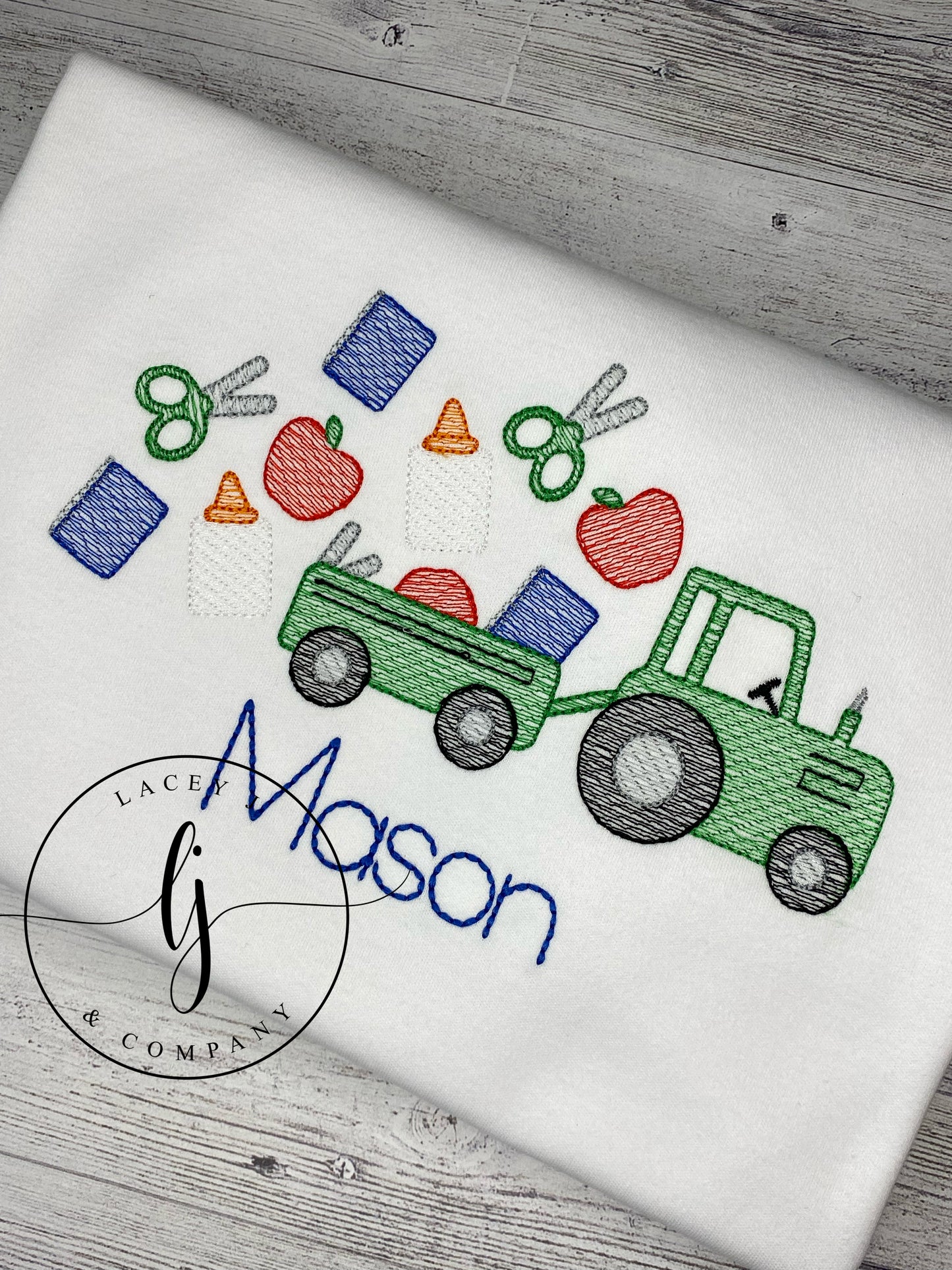 School Supply Tractor