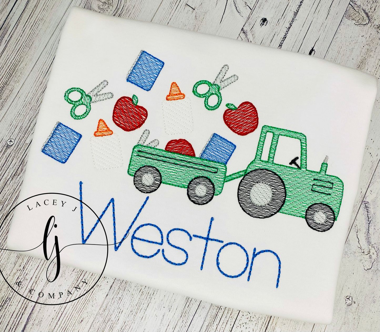 School Supply Tractor