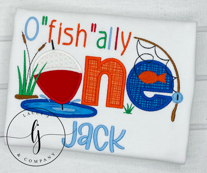 O'Fishally One Birthday Shirt