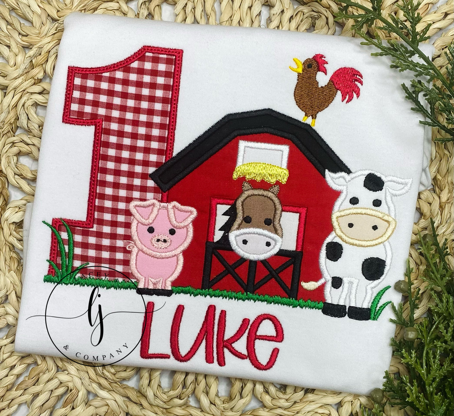 Farm Animals Barnyard Birthday Shirt