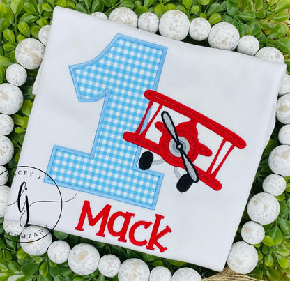 Airplane Birthday Shirt