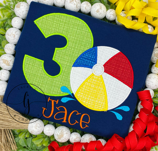 Beach Ball Birthday Shirt