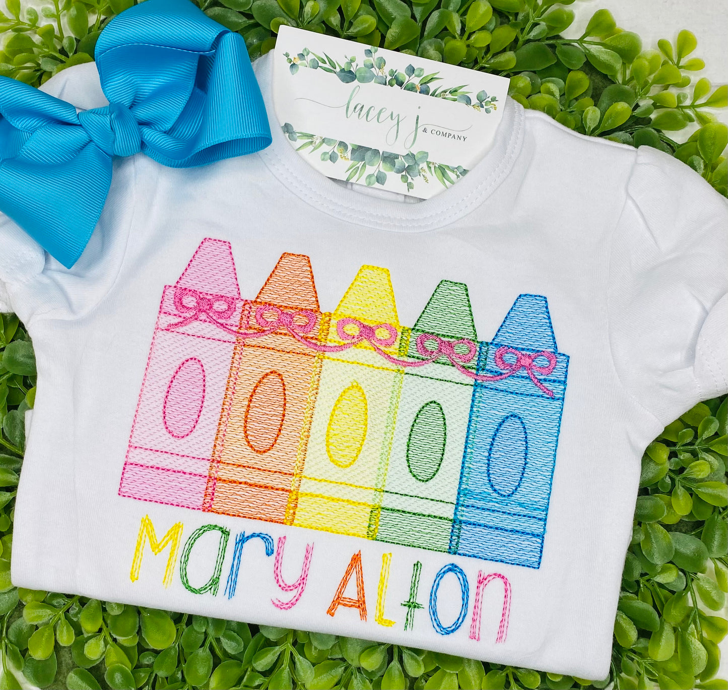 Crayon Sketch Shirt (Girl Version)