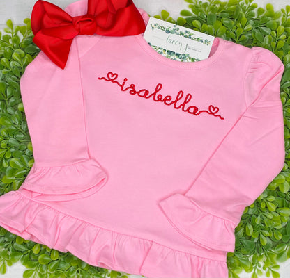 Cursive Heart Name