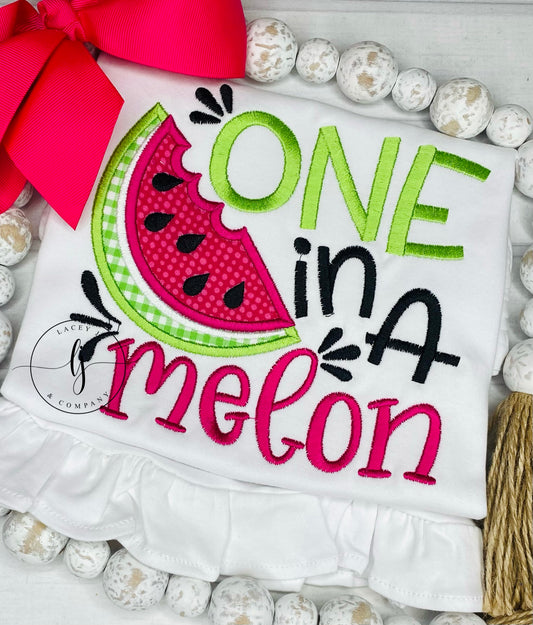 One in a Melon Birthday Shirt