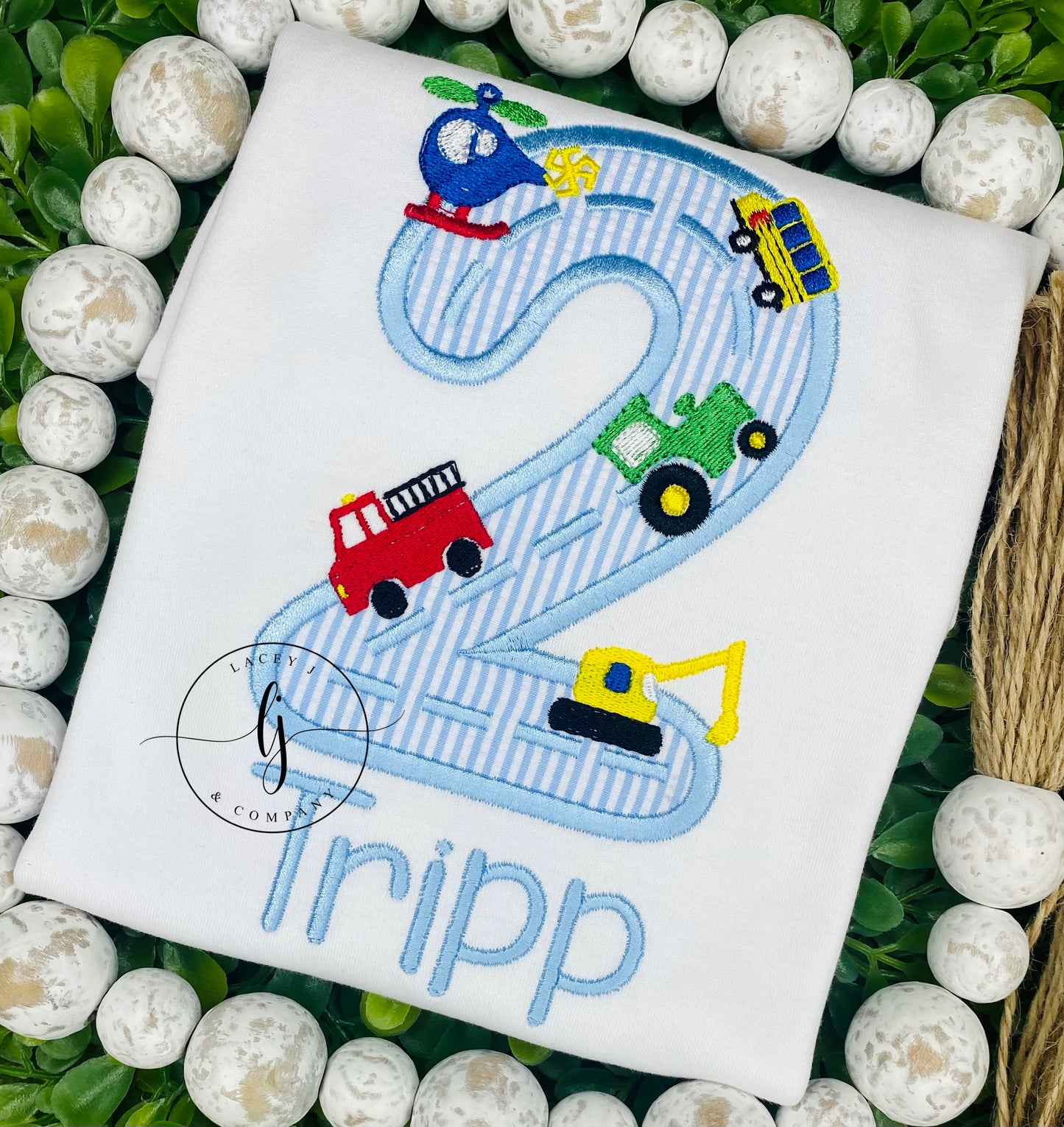 Transportation Birthday Shirt