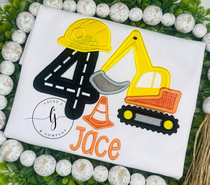 Construction Birthday Shirt