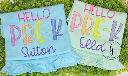 Hello Pre-K Shirt