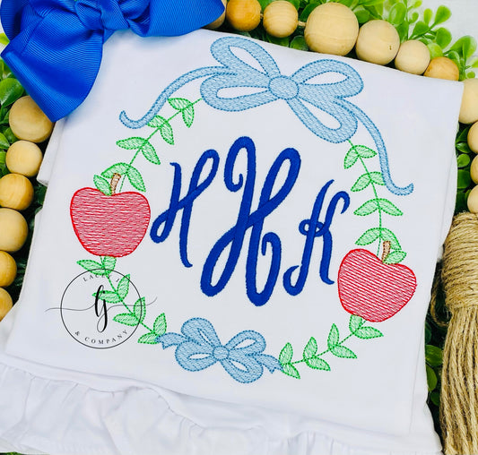 Apple Floral Frame Shirt