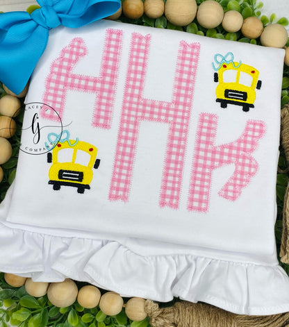 School Bus Mini Monogram Shirt