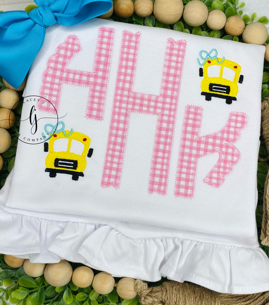 School Bus Mini Monogram Shirt