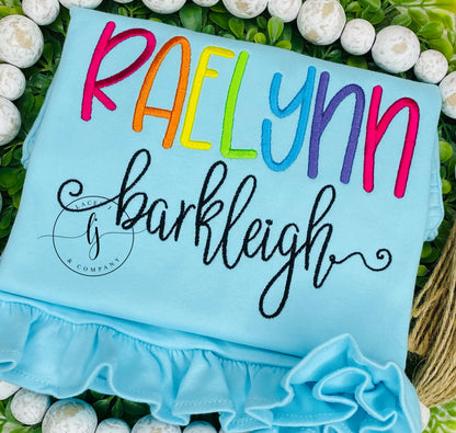 Rainbow Name Shirt