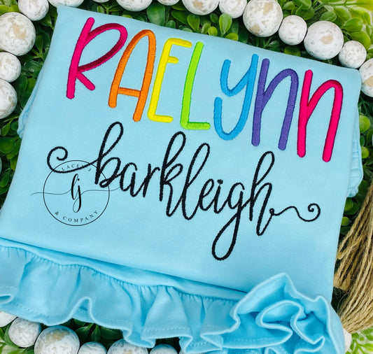 Rainbow Name Shirt