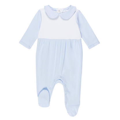 Monogrammed Peter Pan Footie
