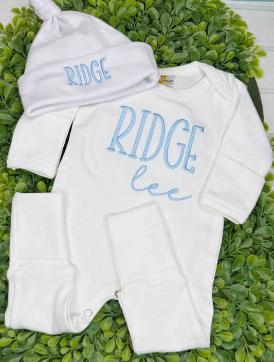 Personalized Baby Footie