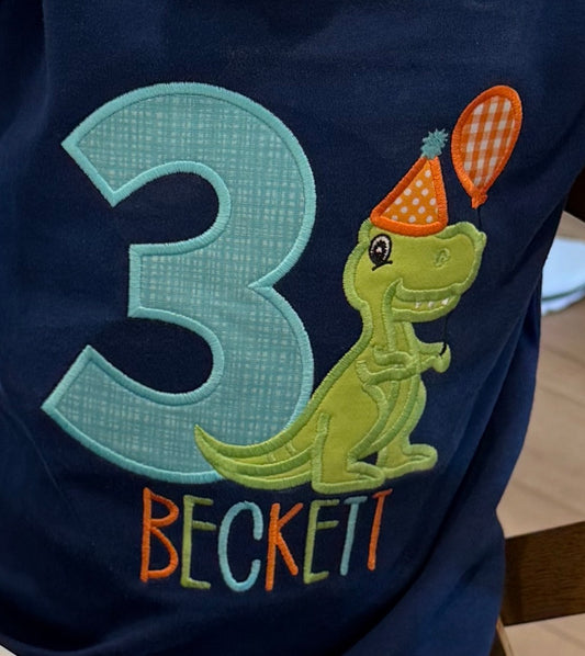 Dino Birthday Shirt