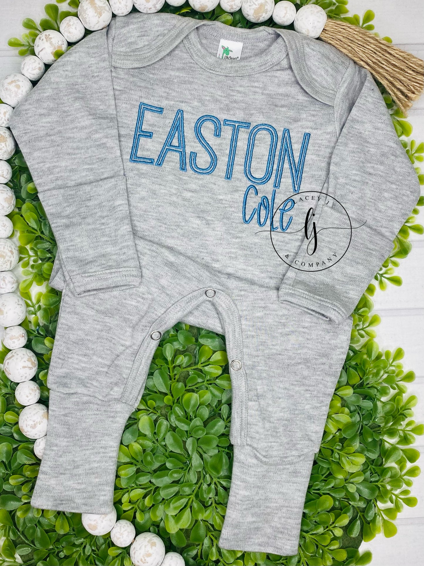 Personalized Name Footie