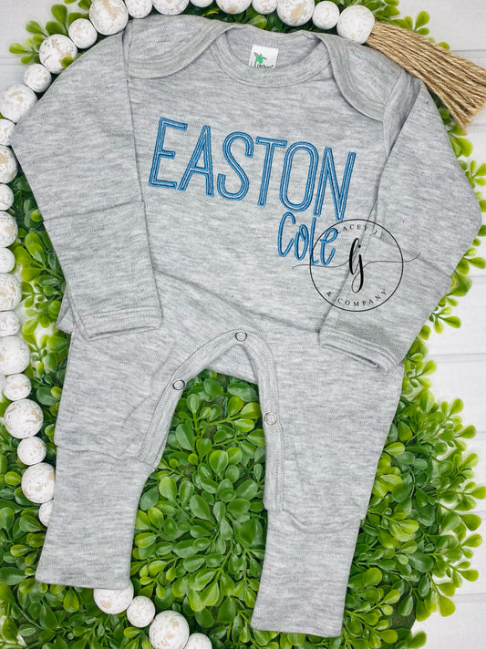 Personalized Name Footie