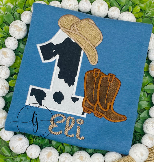 Cowboy Birthday Shirt