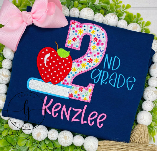 Grade Book Apple Shirt