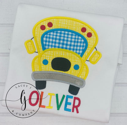 School Bus Front Shirt