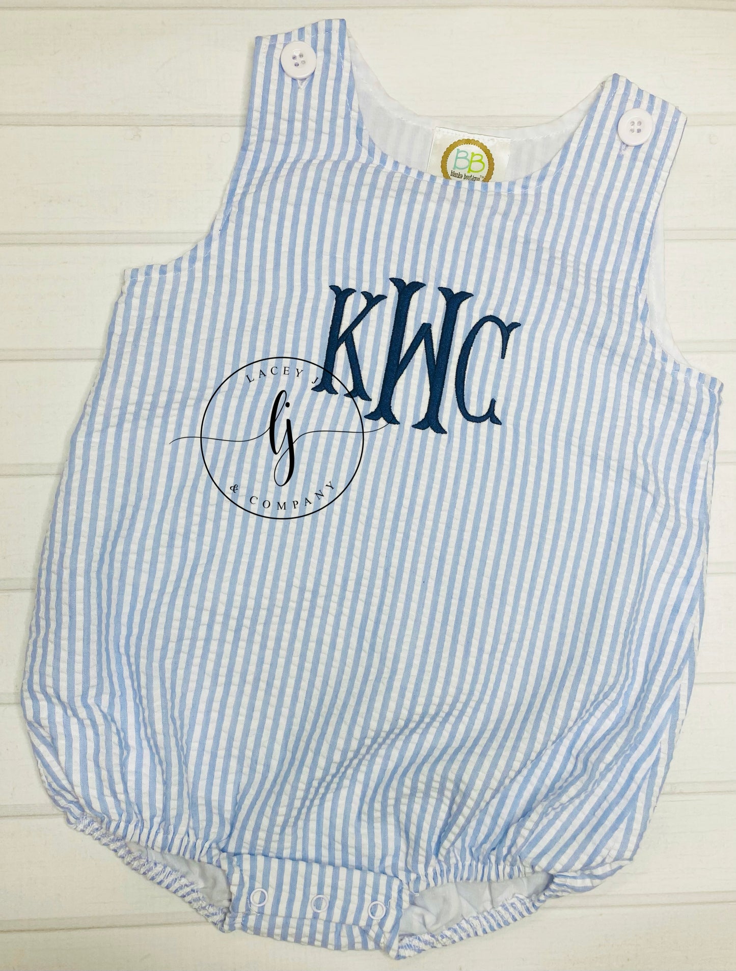 Monogrammed Bubble